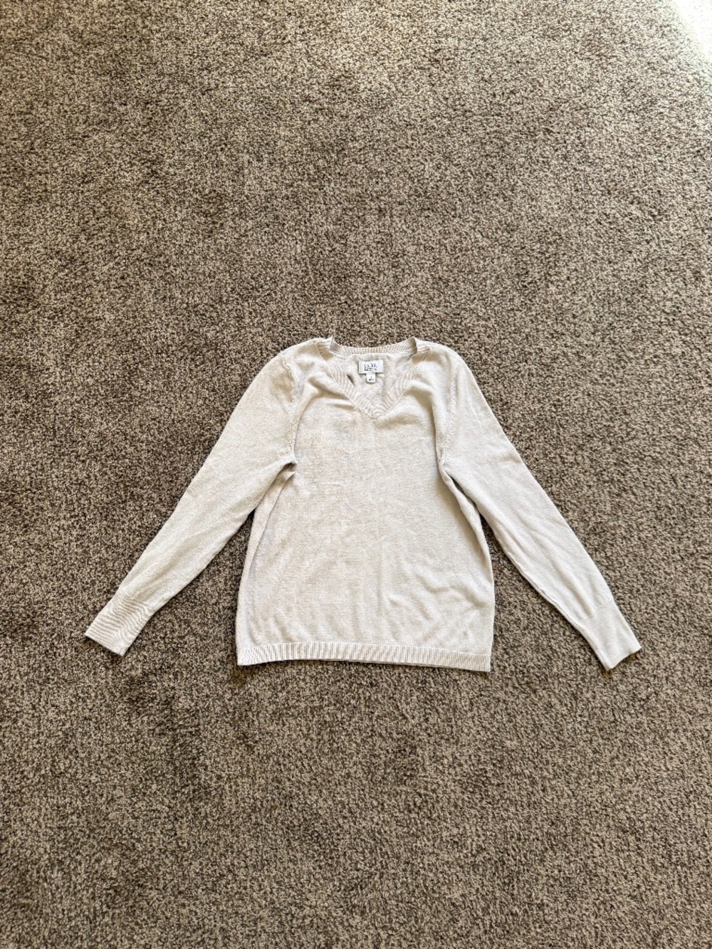 Cream Long Sleeve Sweater